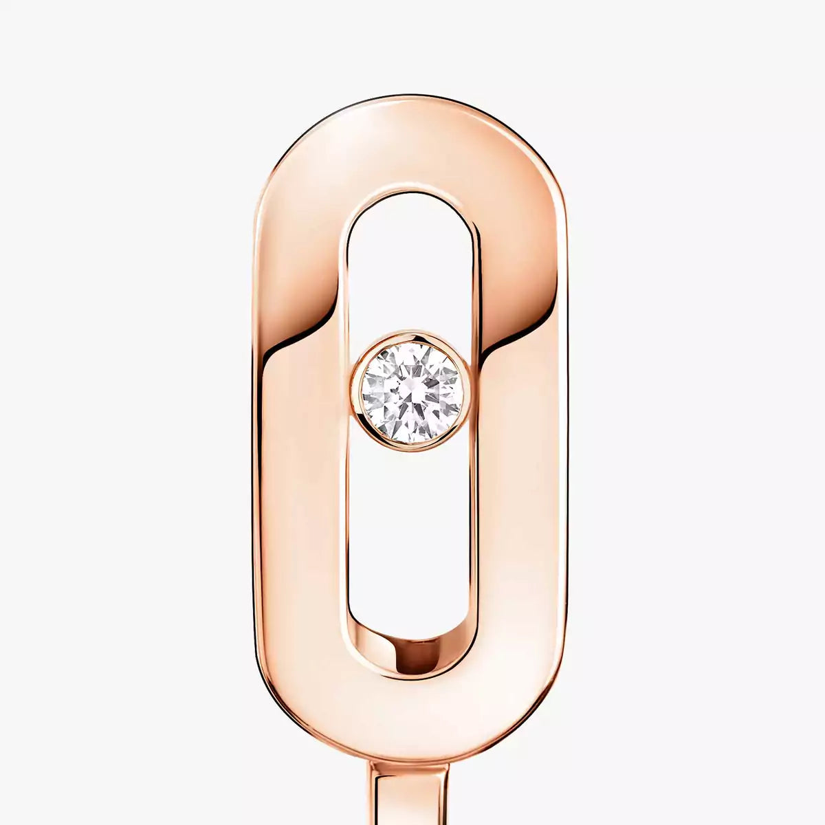 [Okajuri Jewelry]Diamond Mini Hoop Earrings Move Classique