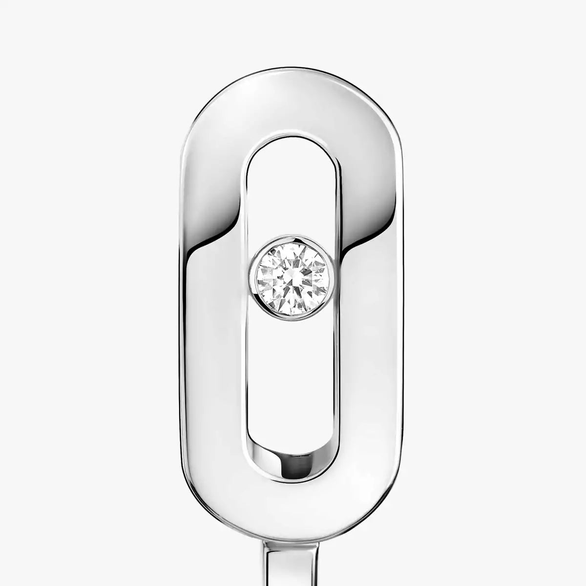 [Okajuri Jewelry]Diamond Mini Hoop Earrings Move Classique