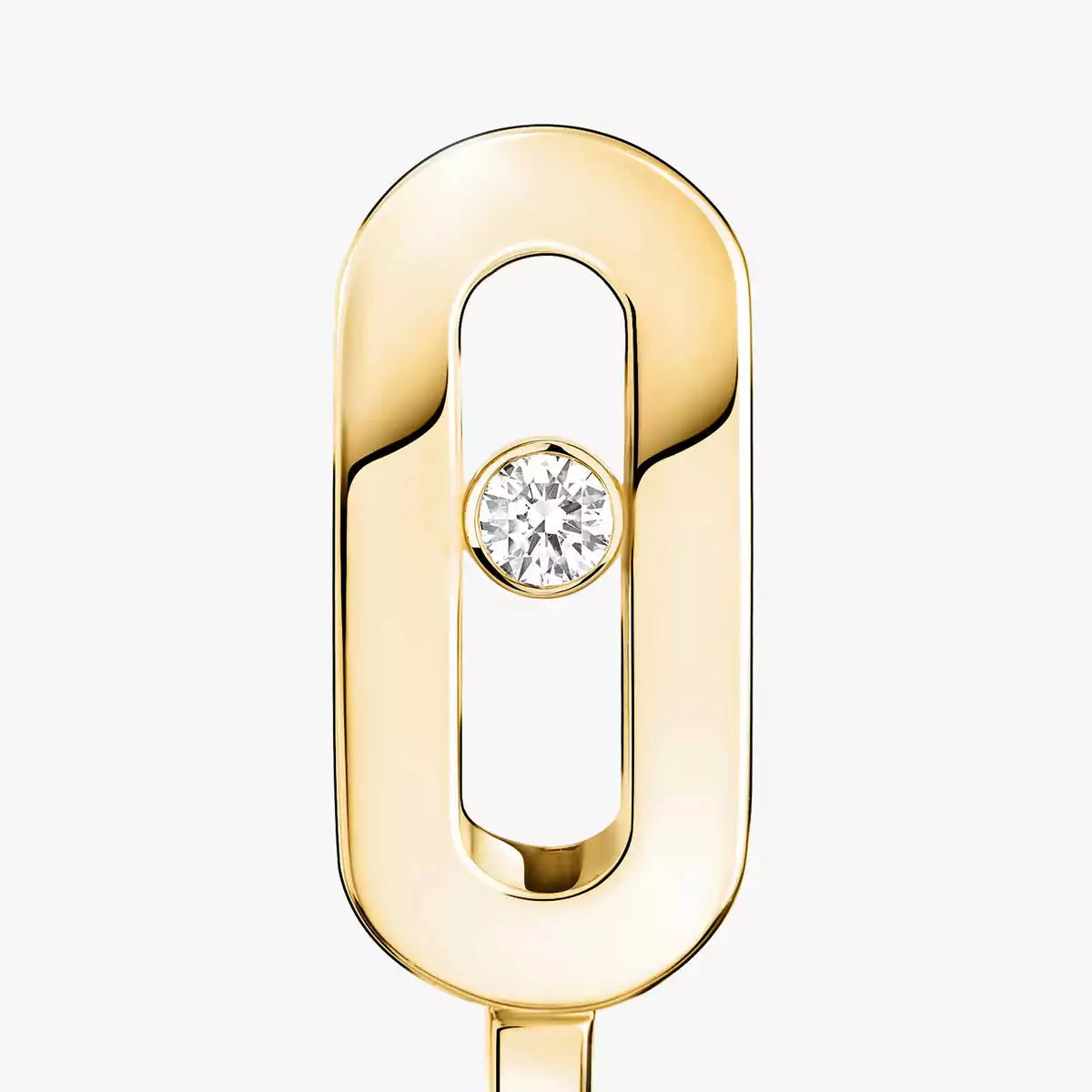[Okajuri Jewelry]Diamond Mini Hoop Earrings Move Classique