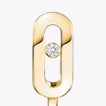 [Okajuri Jewelry]Diamond Mini Hoop Earrings Move Classique