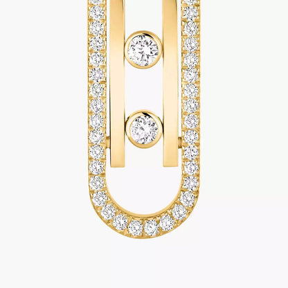 [Okajuri Jewelry]Diamond Pendant Earrings Move 10Th