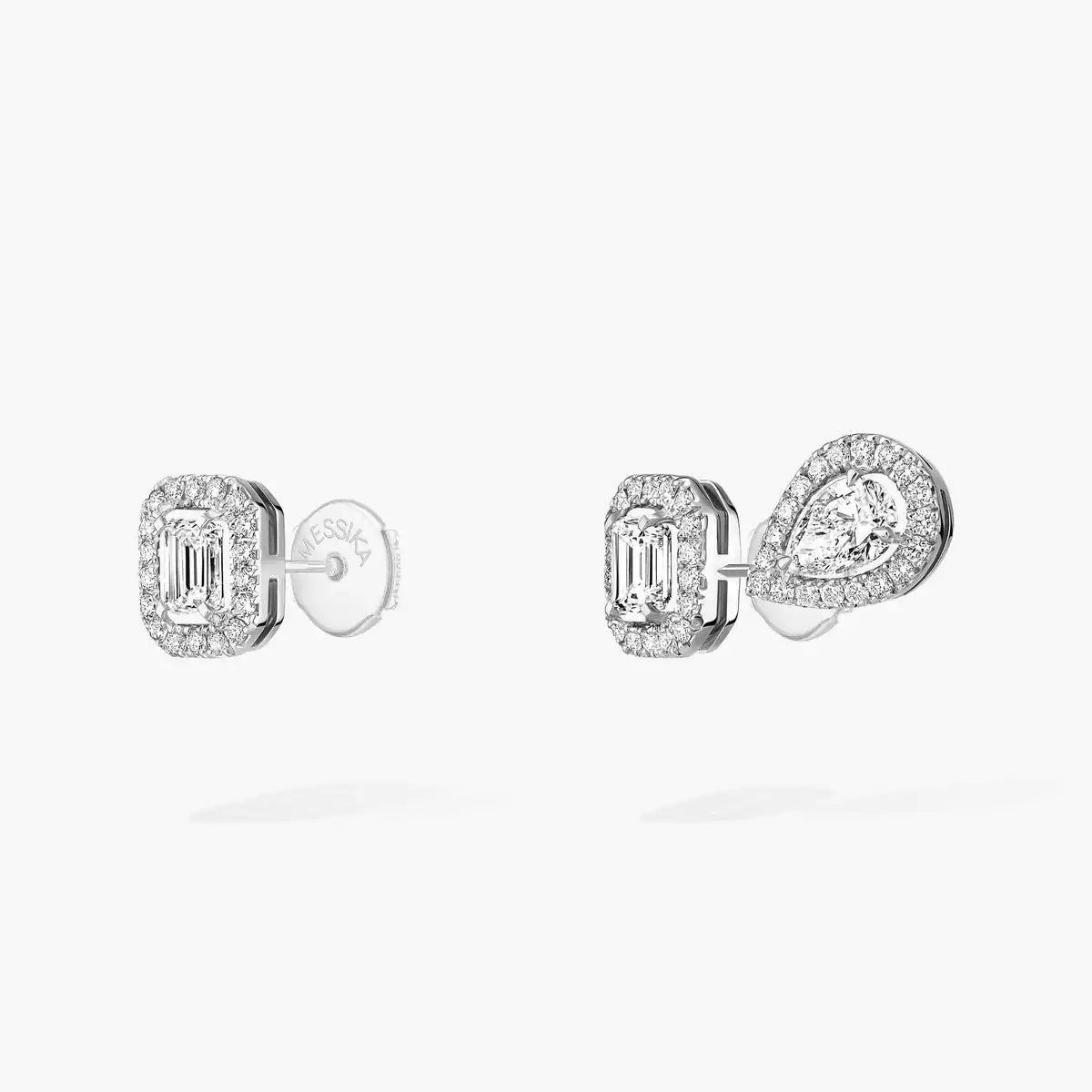 [Okajuri Jewelry]Diamond Earrings 0,10ct My Twin 1+2