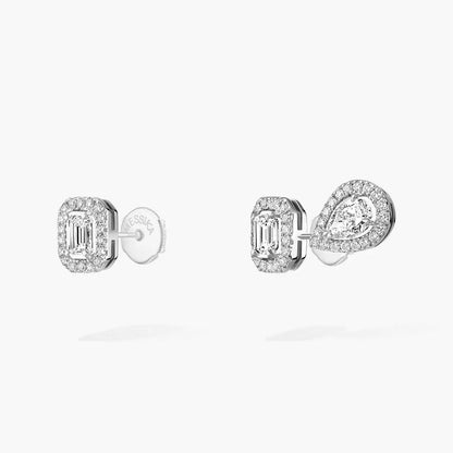 [Okajuri Jewelry]Diamond Earrings 0,10ct My Twin 1+2