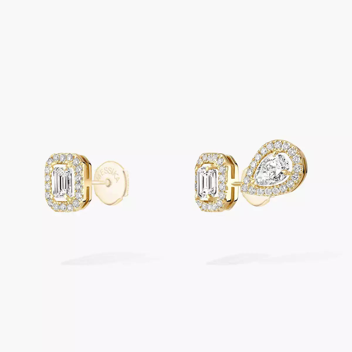 [Okajuri Jewelry]Diamond Earrings 0,10ct My Twin 1+2