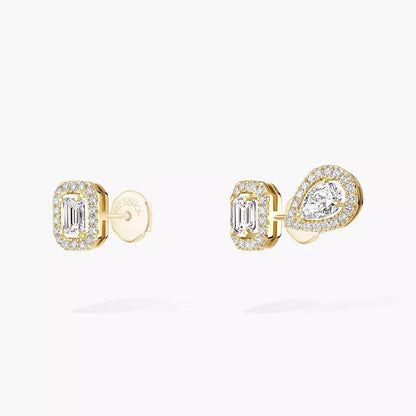 [Okajuri Jewelry]Diamond Earrings 0,10ct My Twin 1+2