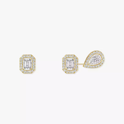 [Okajuri Jewelry]Diamond Earrings 0,10ct My Twin 1+2