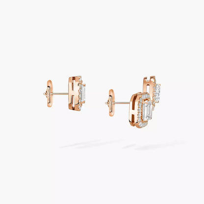 [Okajuri Jewelry]Diamond Earrings 0,10ct My Twin 1+2