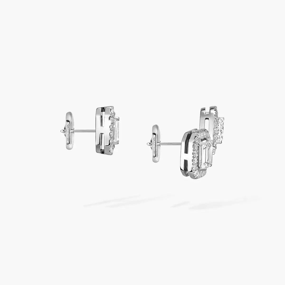 [Okajuri Jewelry]Diamond Earrings 0,10ct My Twin 1+2