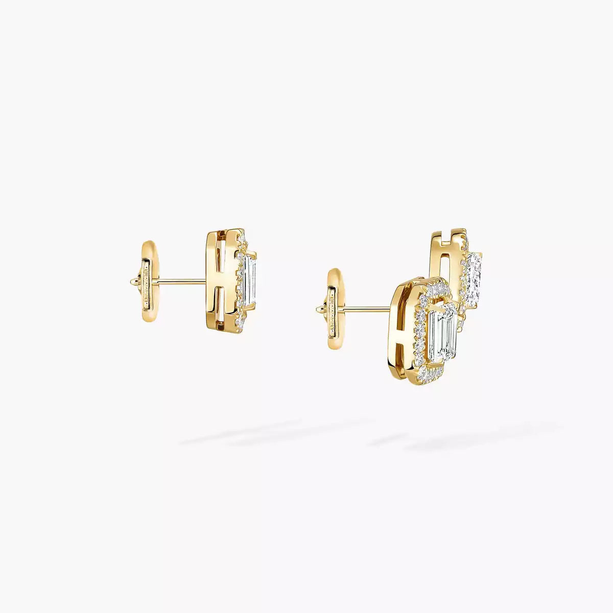 [Okajuri Jewelry]Diamond Earrings 0,10ct My Twin 1+2