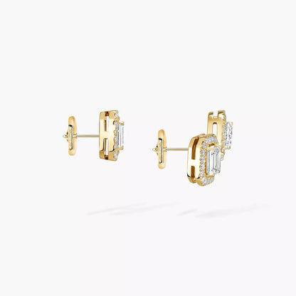 [Okajuri Jewelry]Diamond Earrings 0,10ct My Twin 1+2