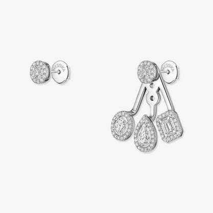 [Okajuri Jewelry] My Twin Trio  Diamond Earrings
