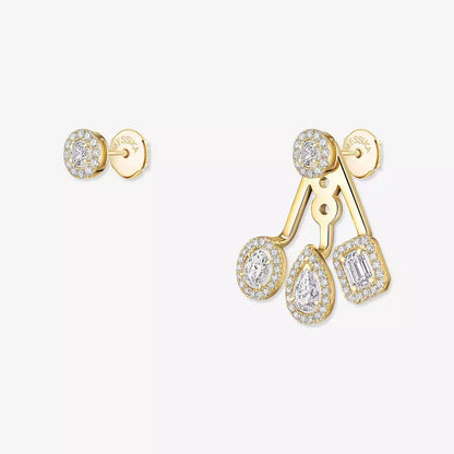 [Okajuri Jewelry] My Twin Trio  Diamond Earrings