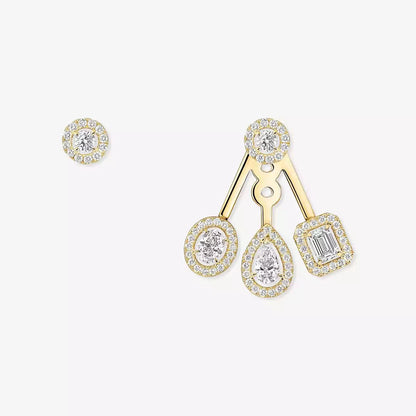 [Okajuri Jewelry] My Twin Trio  Diamond Earrings