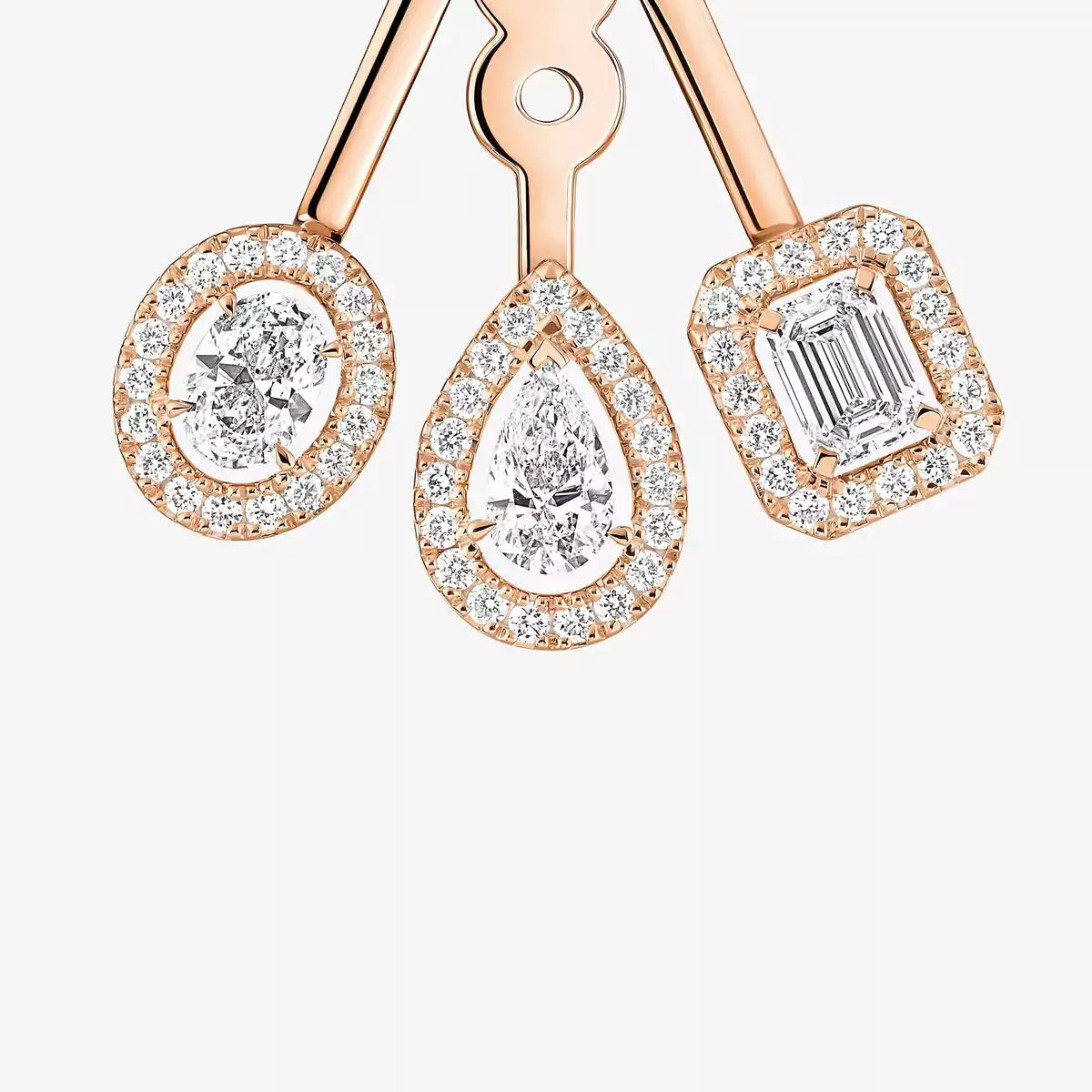 [Okajuri Jewelry] My Twin Trio  Diamond Earrings
