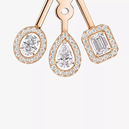 [Okajuri Jewelry] My Twin Trio  Diamond Earrings