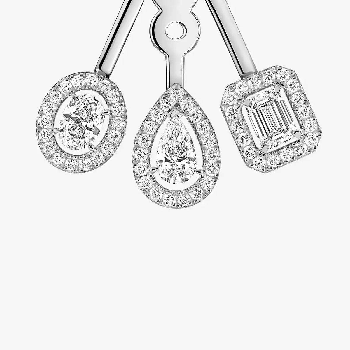 [Okajuri Jewelry] My Twin Trio  Diamond Earrings