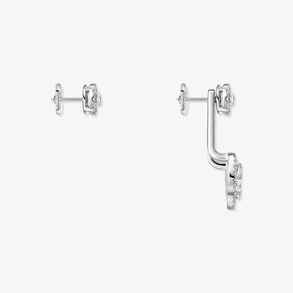 [Okajuri Jewelry] My Twin Trio  Diamond Earrings