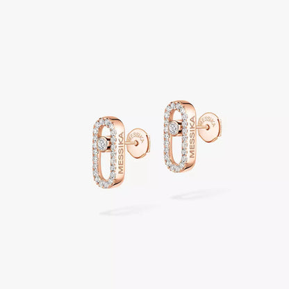 [Okajuri Jewelry]Move Uno Diamond Earrings
