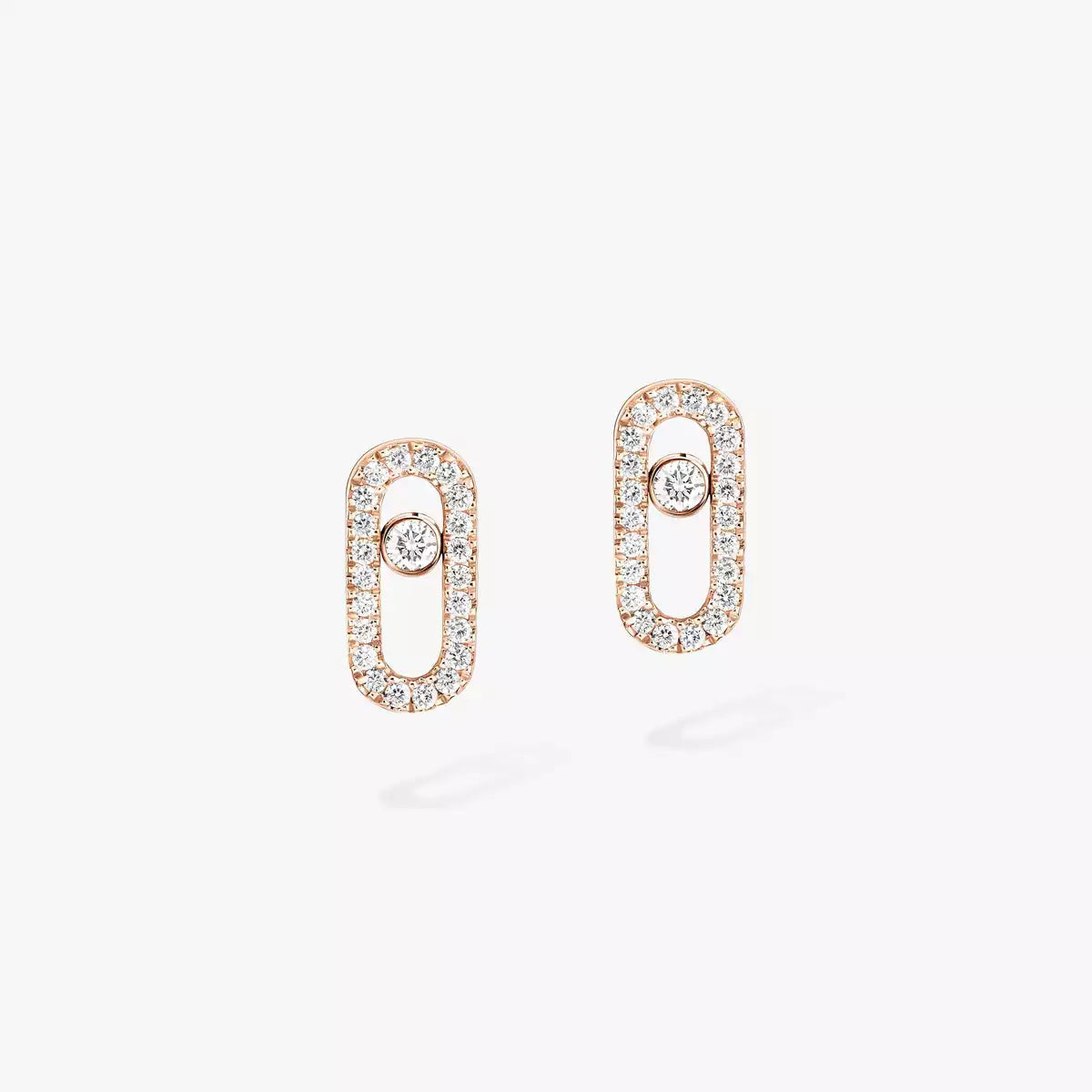 [Okajuri Jewelry]Move Uno Diamond Earrings