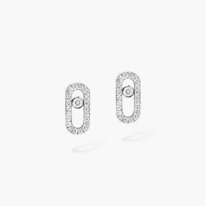 [Okajuri Jewelry]Move Uno Diamond Earrings