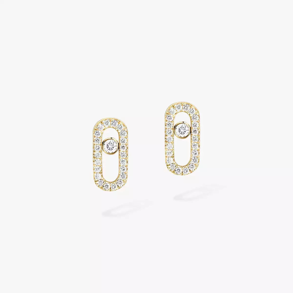[Okajuri Jewelry]Move Uno Diamond Earrings