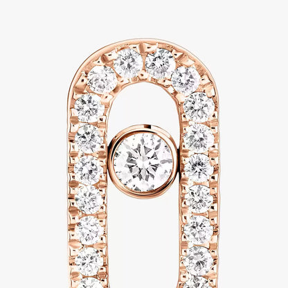 [Okajuri Jewelry]Move Uno Diamond Earrings