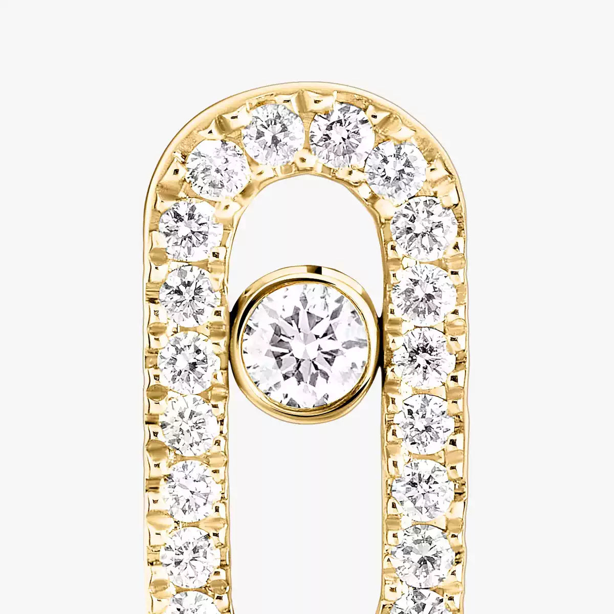 [Okajuri Jewelry]Move Uno Diamond Earrings