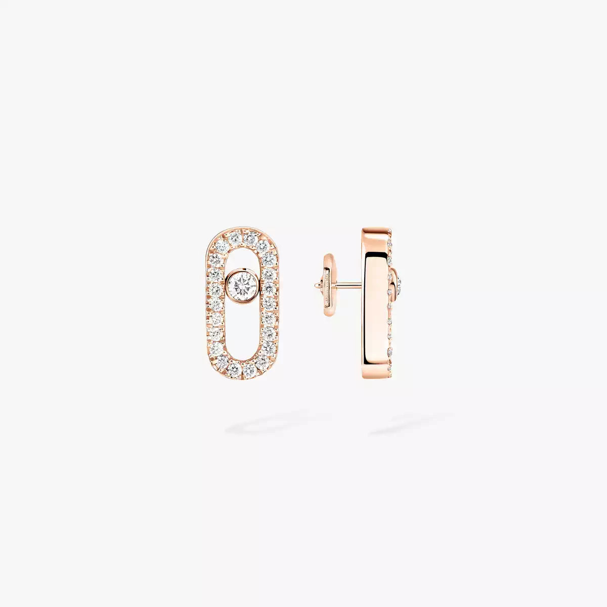 [Okajuri Jewelry]Move Uno Diamond Earrings