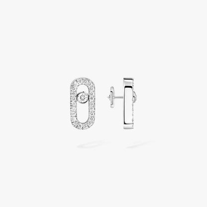 [Okajuri Jewelry]Move Uno Diamond Earrings