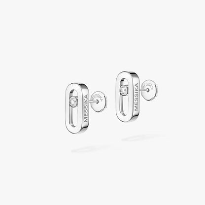 [Okajuri Jewelry]Move Uno Diamond Stud Earrings