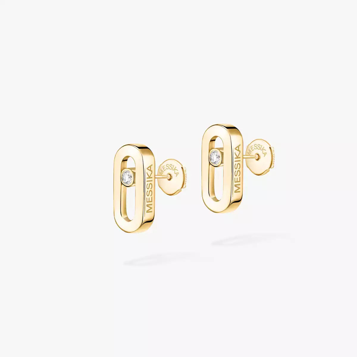 [Okajuri Jewelry]Move Uno Diamond Stud Earrings