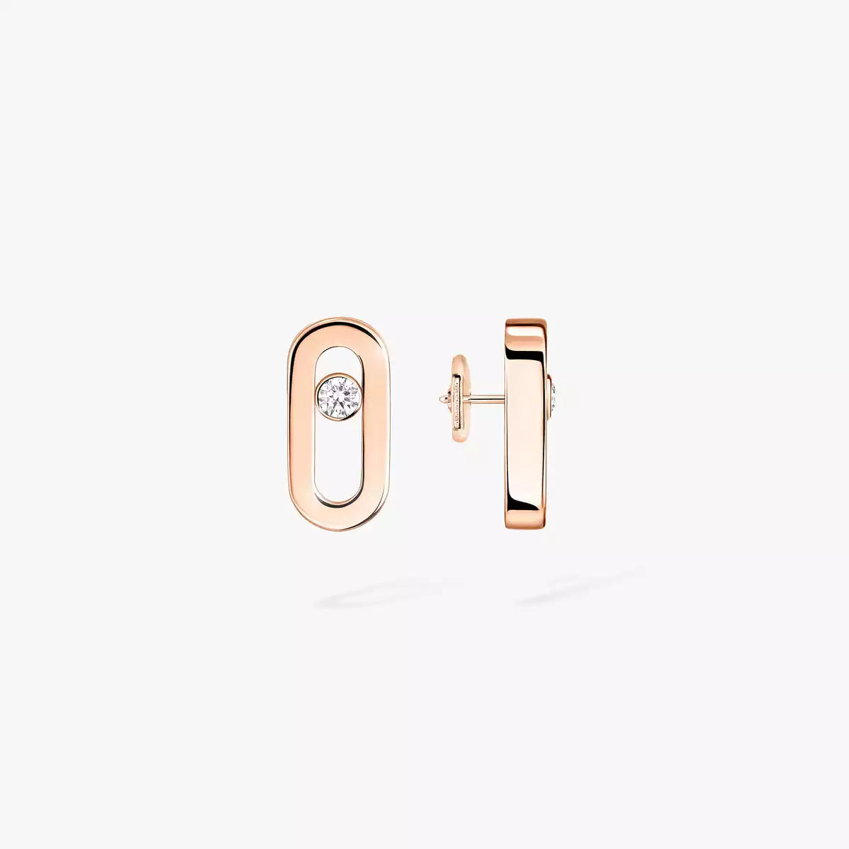 [Okajuri Jewelry]Move Uno Diamond Stud Earrings