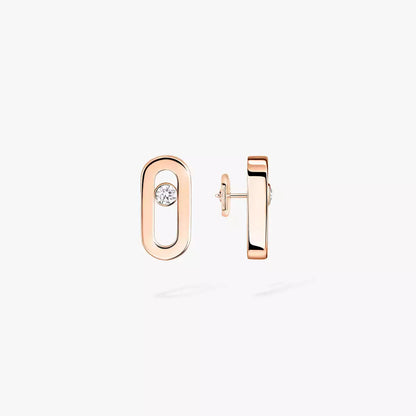 [Okajuri Jewelry]Move Uno Diamond Stud Earrings