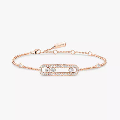 [Okajuri Jewelry]Pavé Baby Move Diamond Bracelet