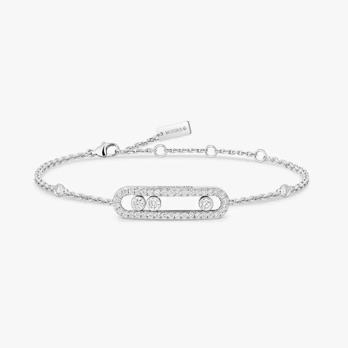 [Okajuri Jewelry]Pavé Baby Move Diamond Bracelet