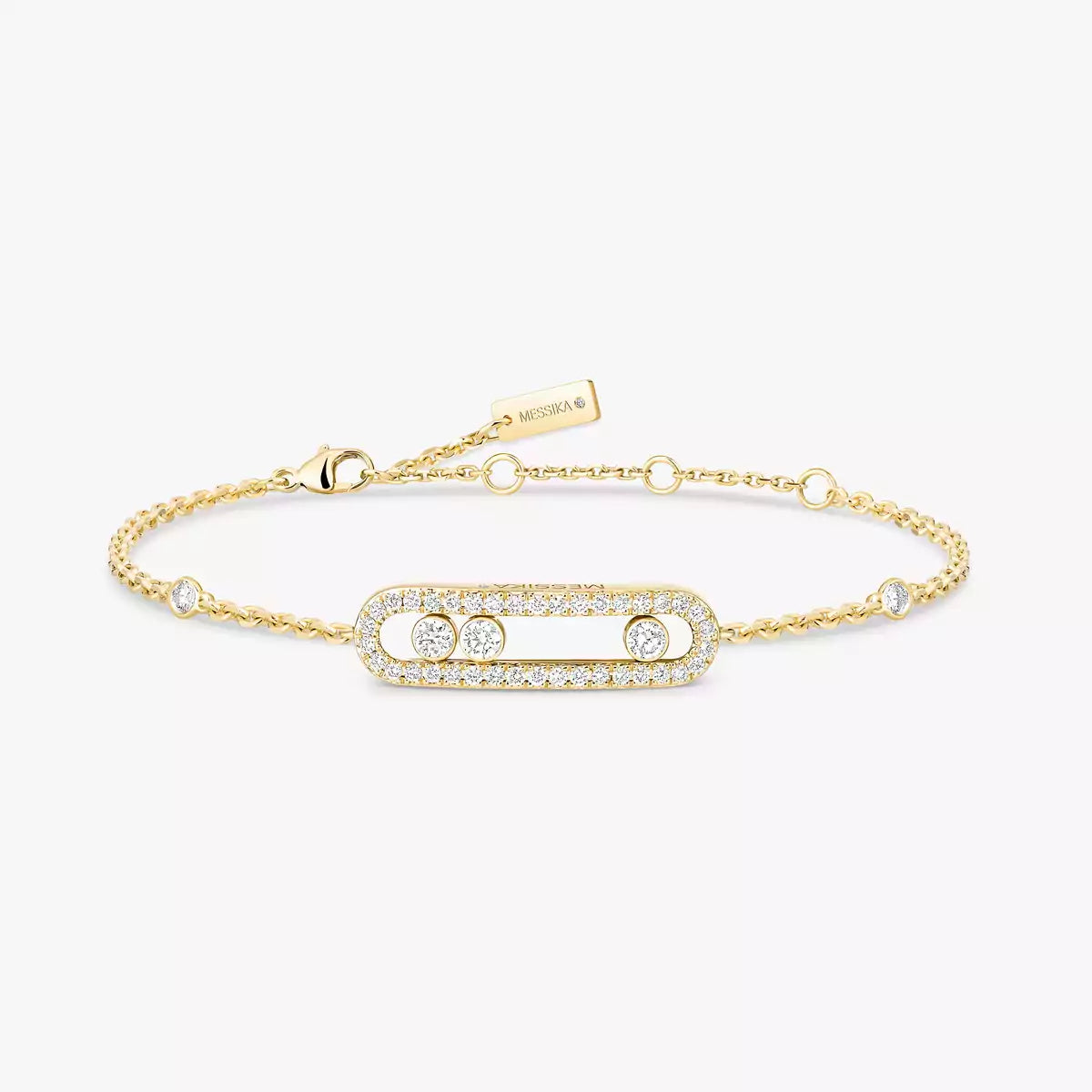 [Okajuri Jewelry]Pavé Baby Move Diamond Bracelet