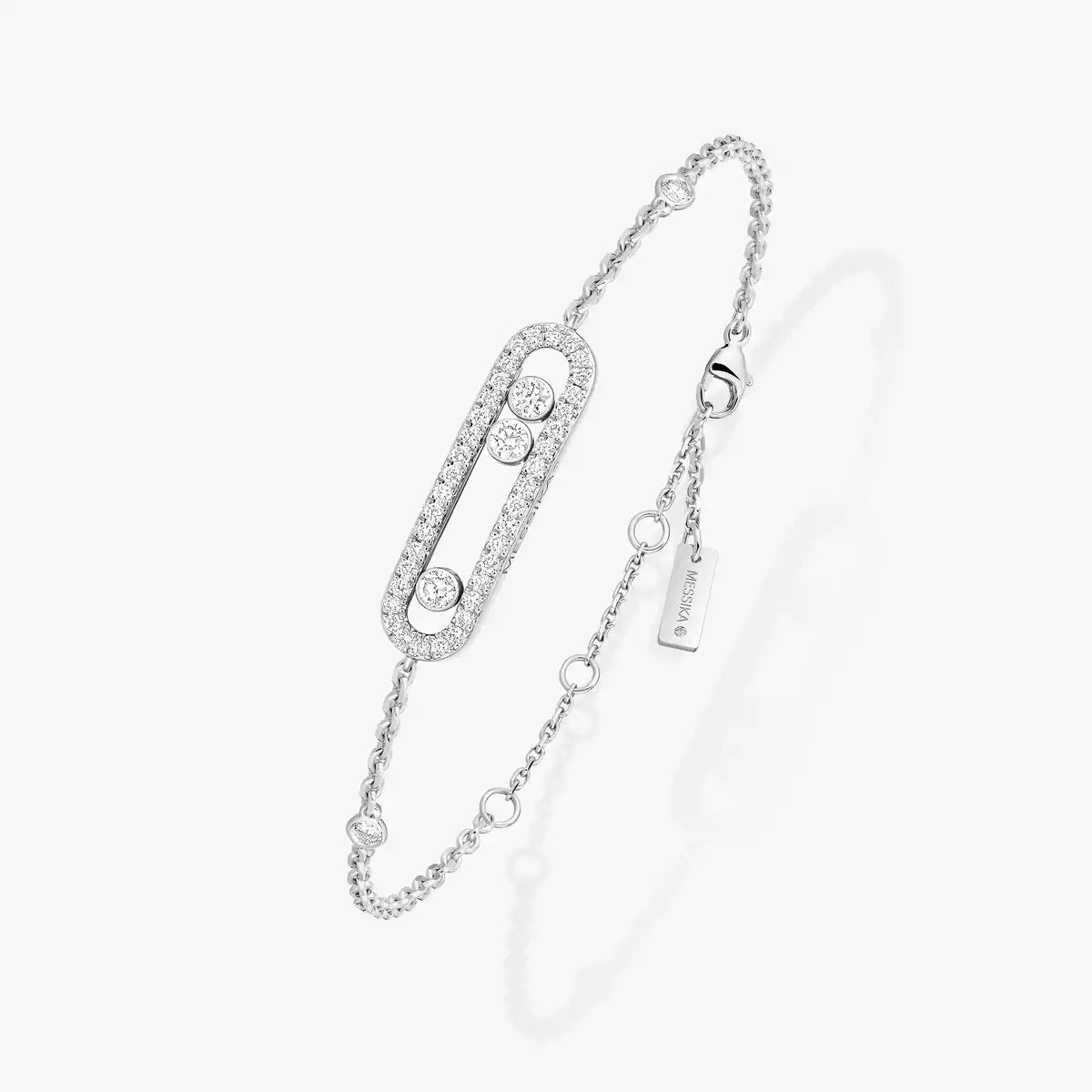 [Okajuri Jewelry]Pavé Baby Move Diamond Bracelet