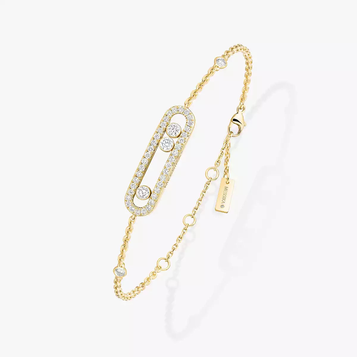 [Okajuri Jewelry]Pavé Baby Move Diamond Bracelet