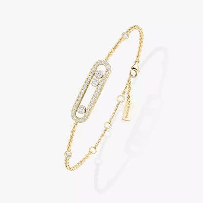 [Okajuri Jewelry]Pavé Baby Move Diamond Bracelet