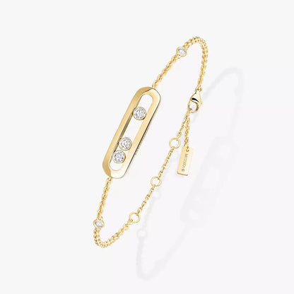 [Okajuri Jewelry]Baby Move Diamond Bracelet