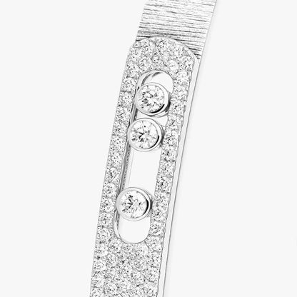 [Okajuri Jewelry]Move Noa Ciselé half pavé bangle