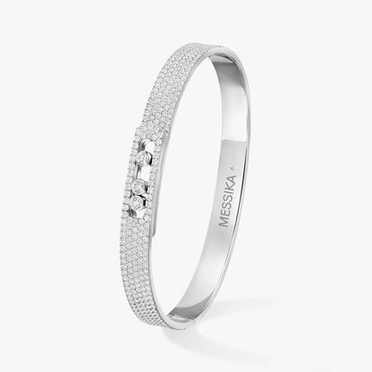 [Okajuri Jewelry]Move Noa Full Pavé Diamond Bangle Bracelet