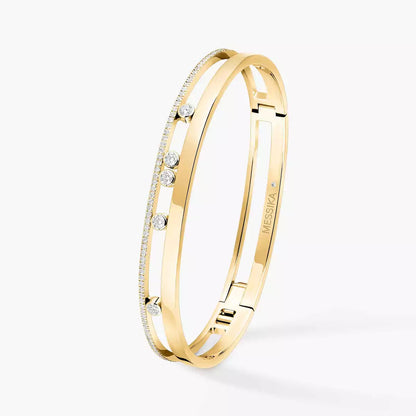 [Okajuri Jewelry]Move Romane Diamond Bangle Bracelet