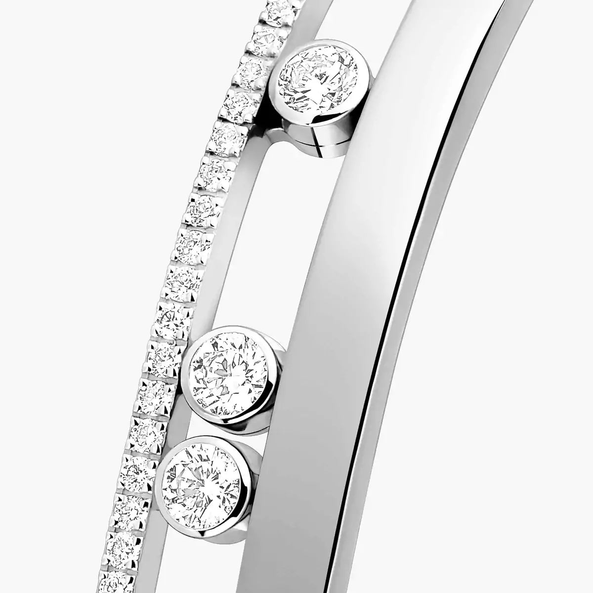 [Okajuri Jewelry]Move Romane Diamond Bangle Bracelet