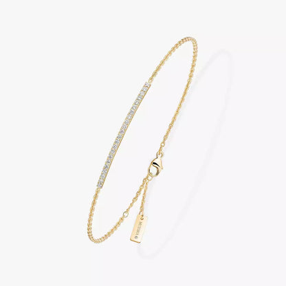 [Okajuri Jewelry]Diamond Thin Bangle 0.15ct My Twin Toi & Moi