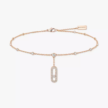 [Okajuri Jewelry] Move Uno pavé ankle bracelet