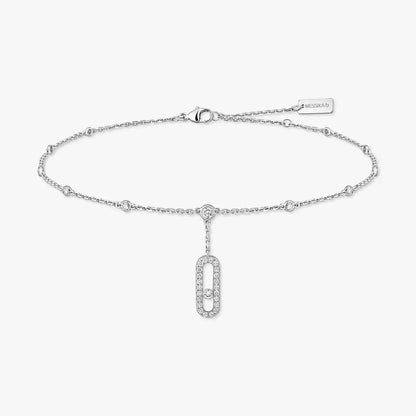[Okajuri Jewelry] Move Uno pavé ankle bracelet