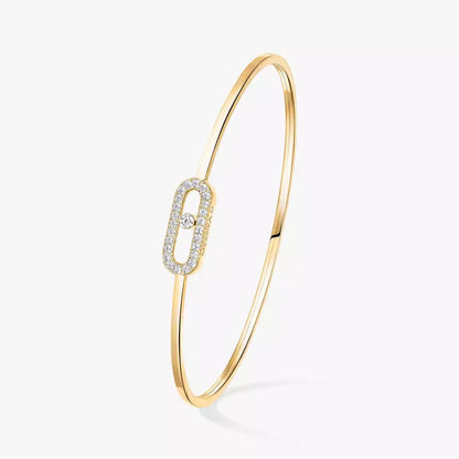 [Okajuri Jewelry]Move Uno pavé flex bangle medium
