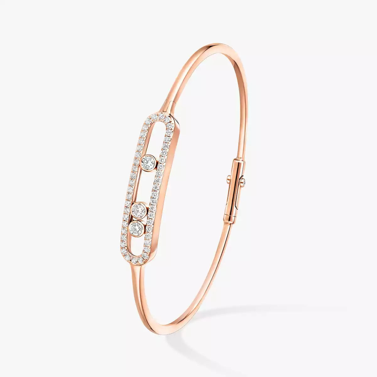 [Okajuri Jewelry]Move Pavé Diamond Bangle Bracelet M