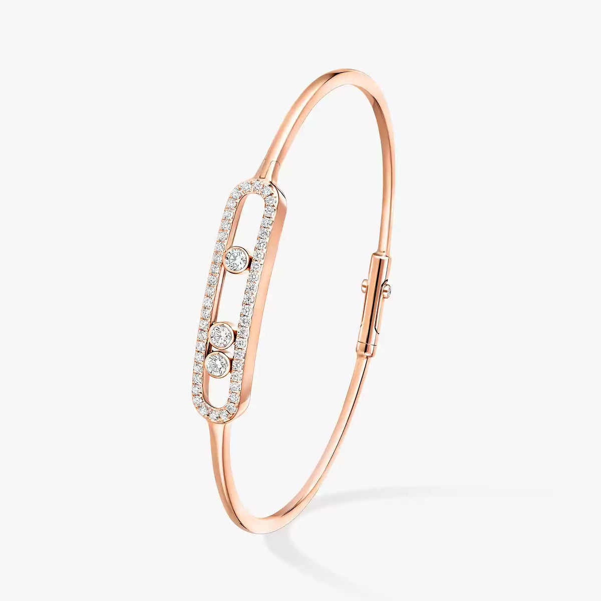 [Okajuri Jewelry] Move Pavé Diamond Bangle Bracelet M
